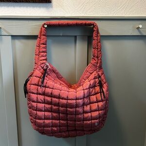 FP Movement Quilted Carryall Bag- Dusty Rose